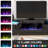 Ivy Bronx 70" Fireplace TV Stand for TVs Up to 80" with 36" Electric Fireplace, TV Console for The Living Room, LED Light Entertainment Center, Storage Cabinet, Media Console Table-23592610