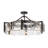 Caisa Glass Semi Flush Mount