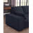 100"W Sectional Sofa With Right Facing Chaise And Console Ottoman