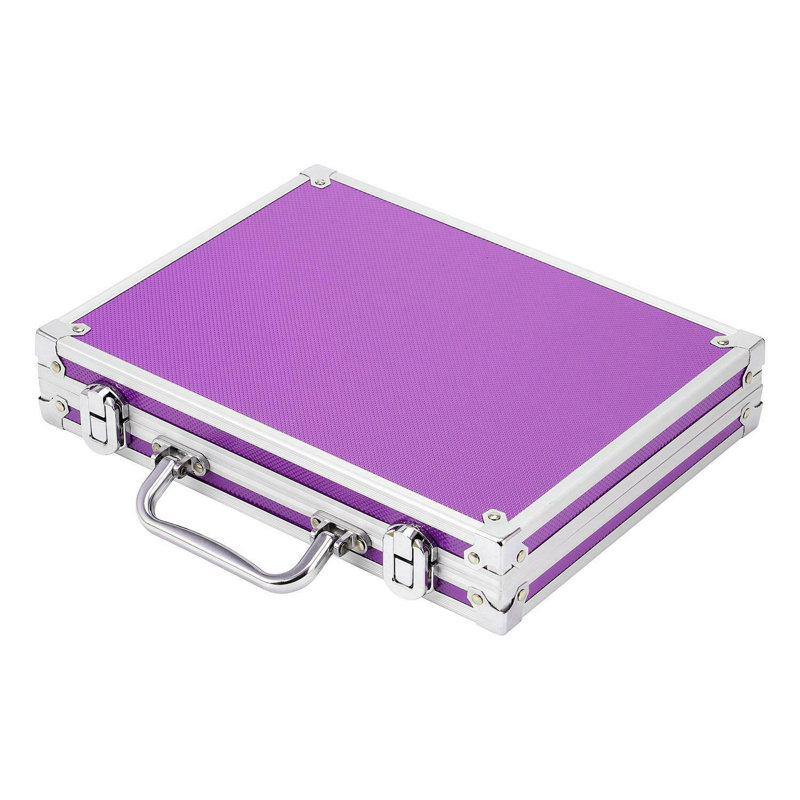 70pcs Aluminium Case Art Drawing Sets, Purple