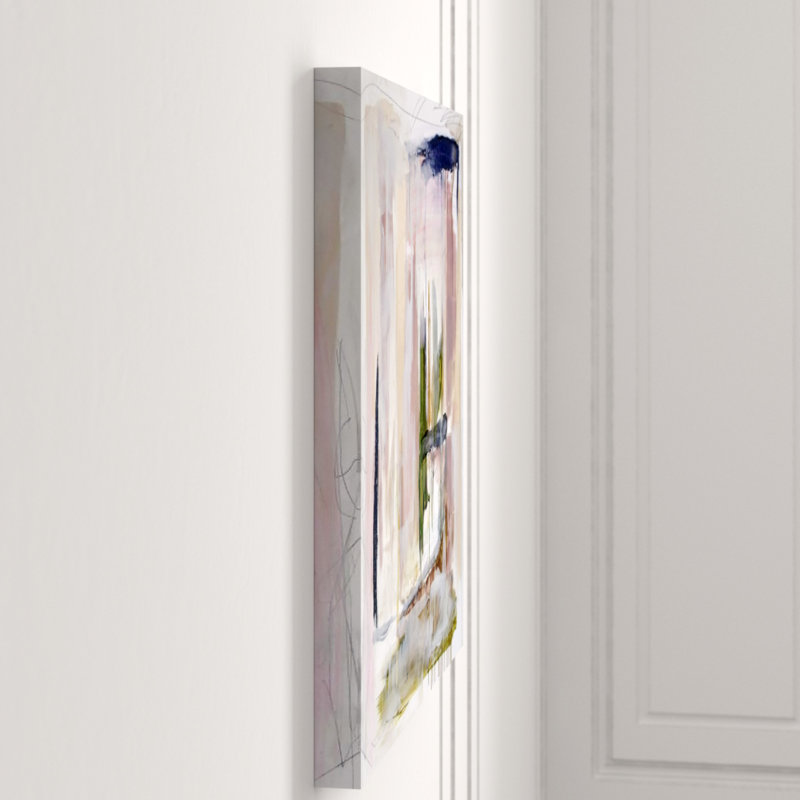 Lavender Spring II Painting by Mia Malcolm Studio, Glass Coat, 30" H x 30" W