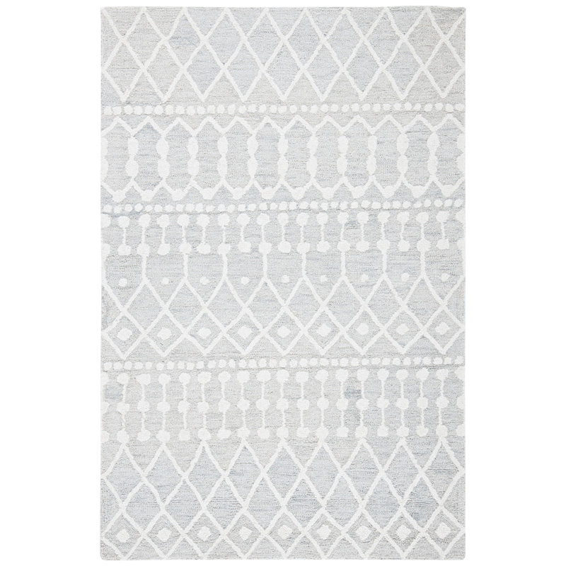 Leyla Hand Tufted Wool Southwestern Rug, Rectangle 3' x 5'