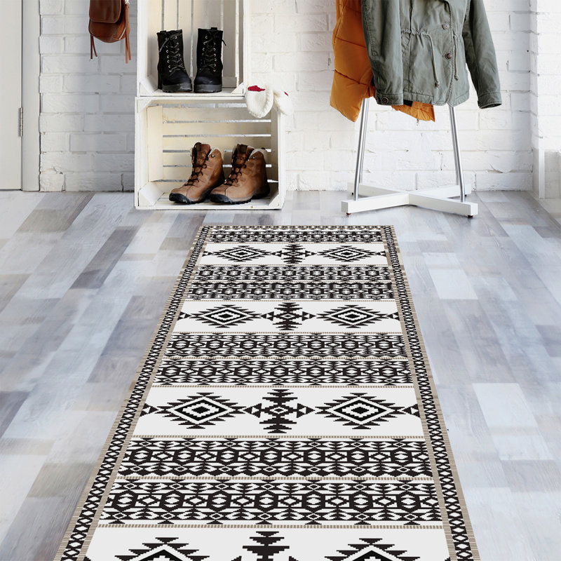 Bynoe Geometric Kitchen Mat, Runner 65 x 266cm