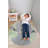 Mr Wonderful Round Hand Woven Cotton Rug