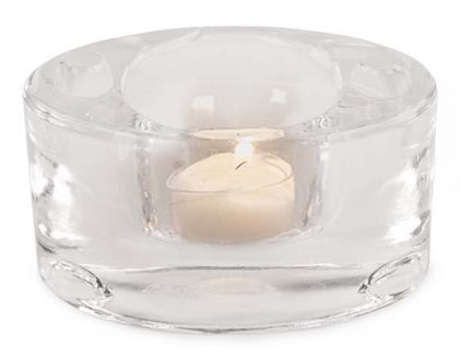 2'' H Glass Tabletop Votive Holder
