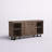 Miesville Prairie Sideboard with Wine Holder, Natural/Black