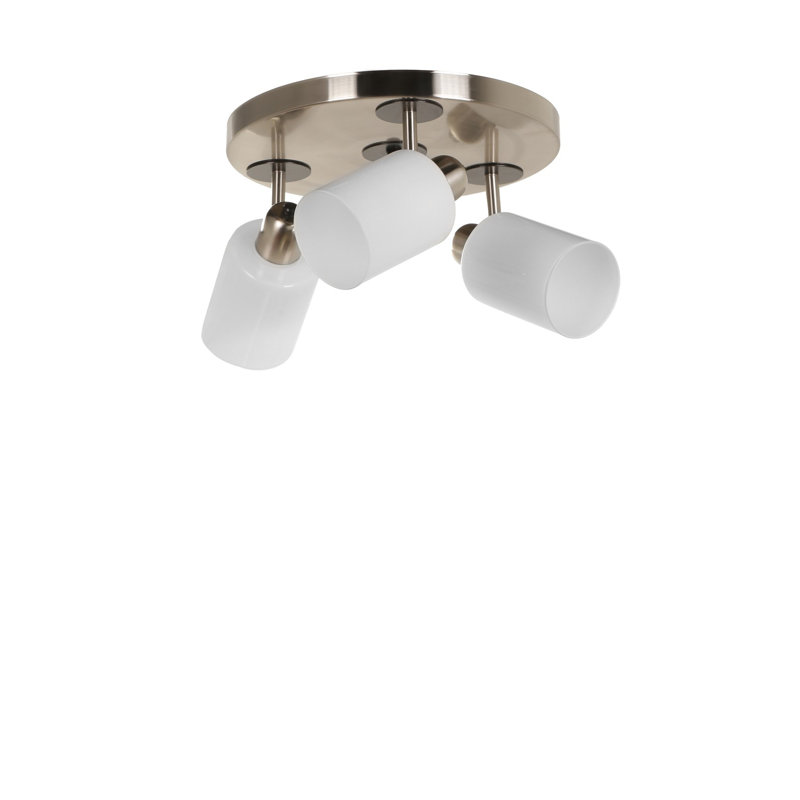 Lustre moderne avec corps en métal et capuchon en verre, 11,8 po de diamètre x 7,9 po de hauteur, 14,2 po de longueur | Peinture électrostatique séchée au four, douille E27, 40 W maximum | Éclairage élégant pour la maison, l'hôtel et les décorations scandinaves