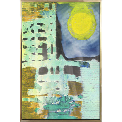 «A Day in the Life», peinture sur toile à cadre flottant