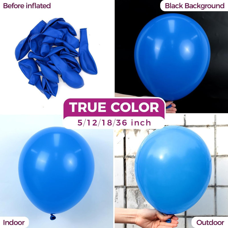 Ballons de fête Royal Blue, Blue