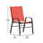 Buckden 4-Person Patio Dining Set with Square Glass Table-44084216