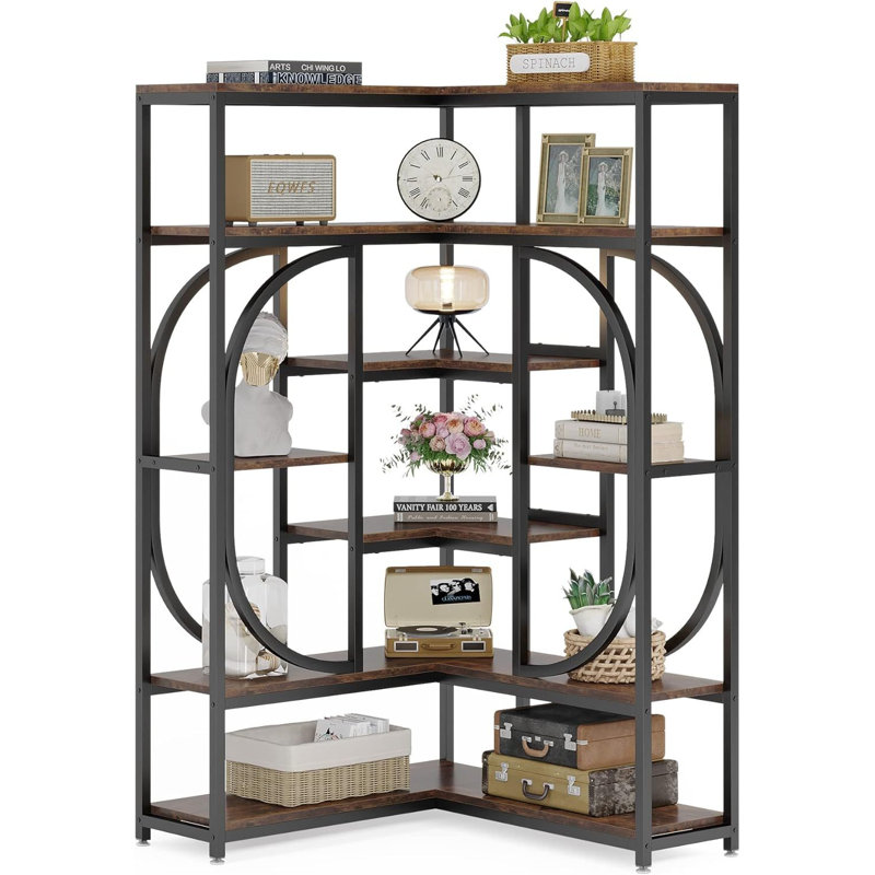 Bibliothèque avec porte et tablettes, organisateur pour salon de bureau personnel