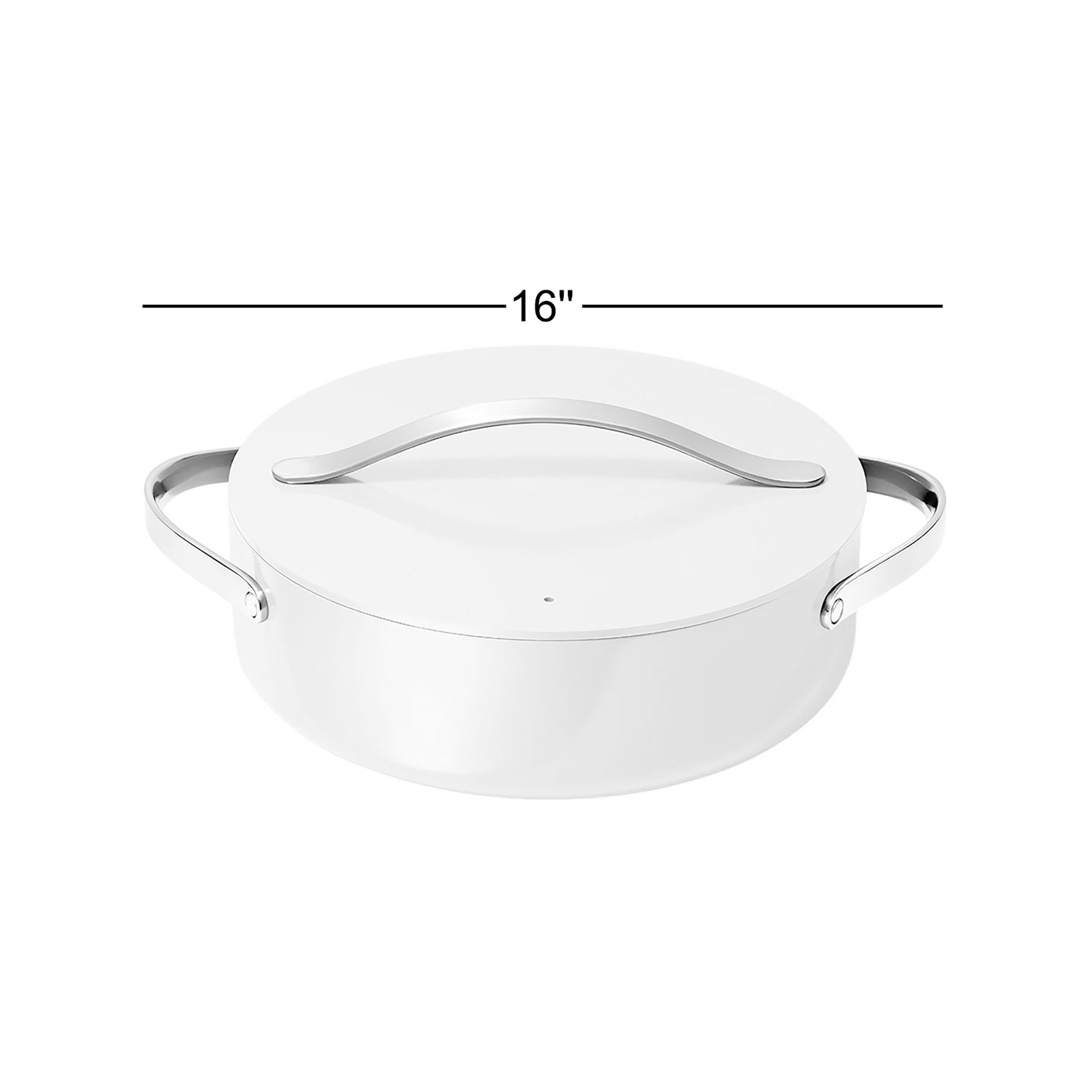 Caraway 6Qt Nonstick Ceramic Rondeau Pan W/ Lid, Marigold