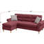 Ensemble de canapé modulaire réversible en polyfibre Paparika-1874556147