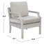 Fauteuil en velours de 25,79 po de large Aesha-941770906