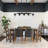 5 - Light Dimmable Kitchen Island Square / Rectangle Chandelier