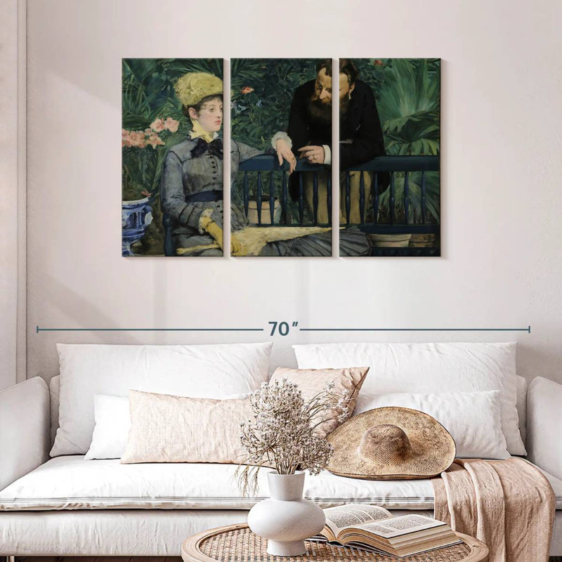 In The Conservatory, 28" H x 45" W