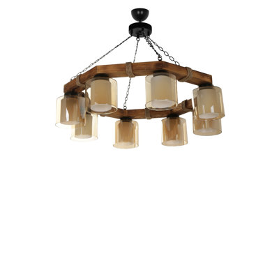 Lustre unique à 8 lumières Kip