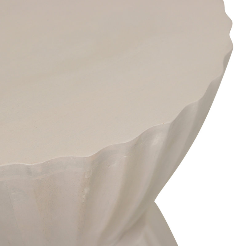 Clara Scalloped End Table