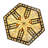 Thulelo 6 - Light Bronze Geometric Pendant