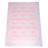 Pink William Morris Washable Runner with Built-in Padding and Non-Slip Backing-102526462
