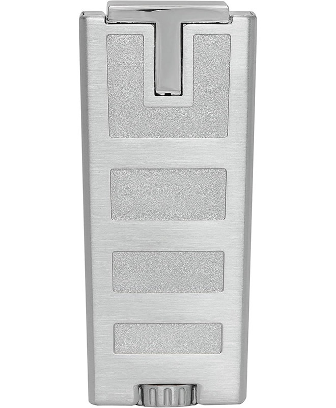 Briquet Xikar Trezo, flamme Inline Triple Jet, argent