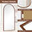 Arch Wood Mirror Full Length Mirror Wall Mirror-104935585