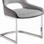 Chaise rembourrée avec pieds en métal