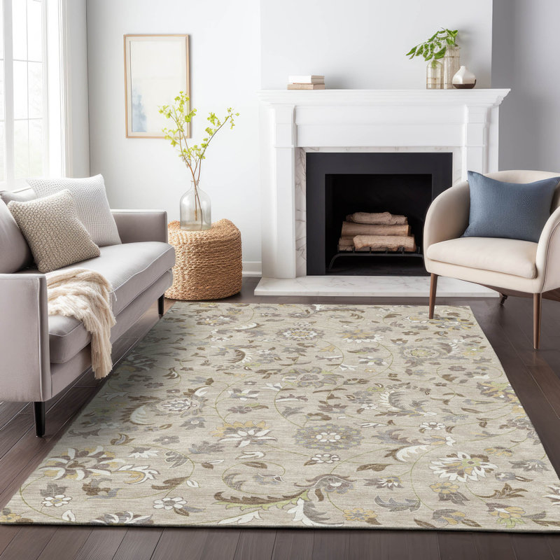 Tapis intérieur / extérieur brun Aveline , 3 pi x 5 pi