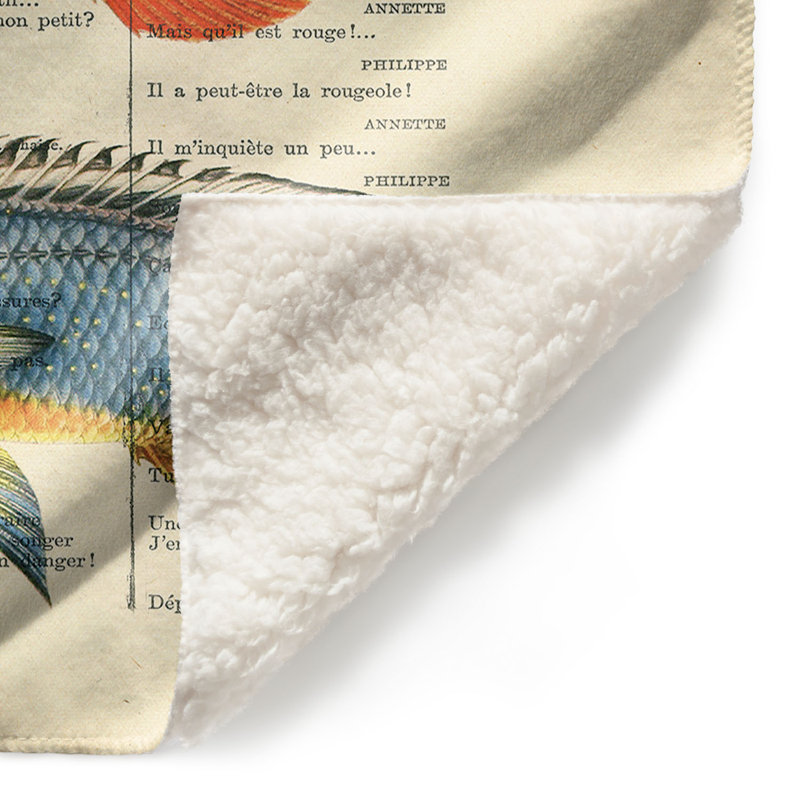 Couverture de poisson , 51 po x 60 po