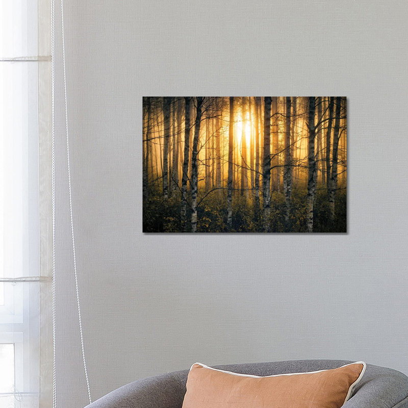 Birches II 1 Piece Wrapped Canvas Wall Art, 66.04 cm H x 45.72 cm W x 3.175 cm D