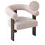 Upholstered Boucle Armchair