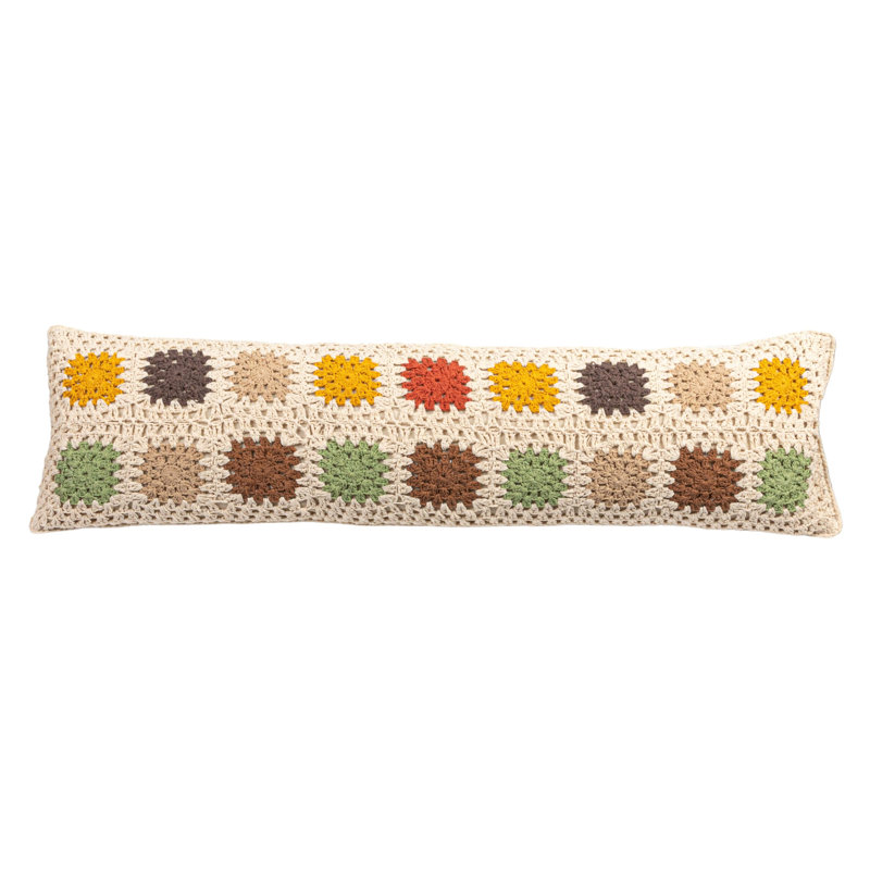Polka Dots Cotton Throw Pillow