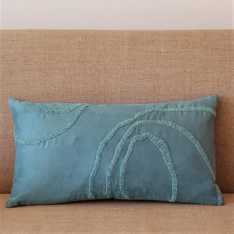 Dominik Abstract Scatter Cushion With Filling, Mint