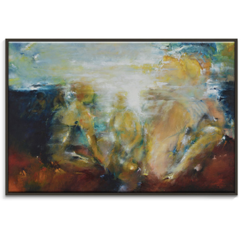 Oliver Ayem - Print on Canvas, Black Floater Frame, 102cm H x 152cm W