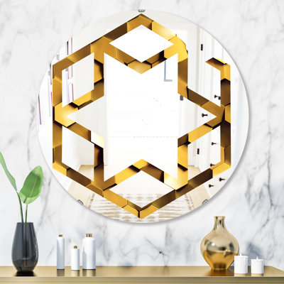 Miroir mural Hexagon Star