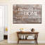 Citation sur toile Home Fills With Love-2126351718