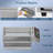Smokeless 1800W Electric Outdoor Grill - Commercial Stainless Steel Countertop BBQ, Removable Griddle, Adjustable 122°F-572°F - Great for Steaks, Burgers, Parties, Restaurant, Home - Stainless Steel