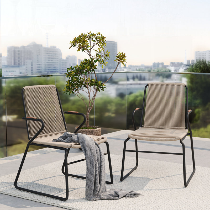 Ensemble de 2 chaises d'extérieur