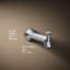 Fixation murale 8 po Bec de baignoire à inverseur avec conception droite-73821489