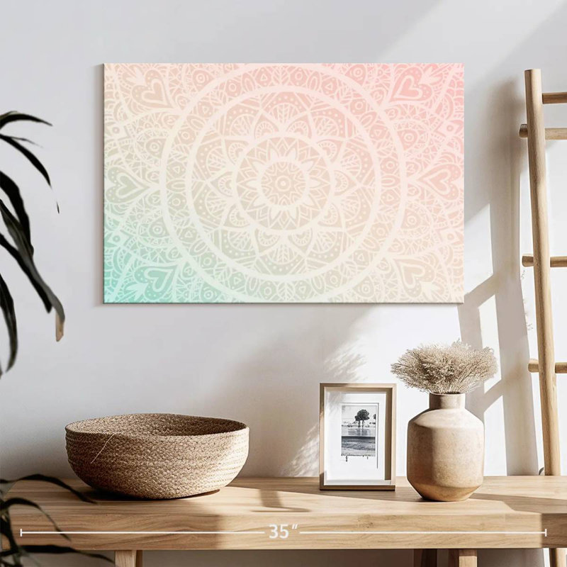 Kerner Gradient Mandala, 16" H x 24" W
