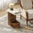 C-shaped End Table With Tabletop