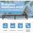 Outdoor Chaise Lounge with Cushions