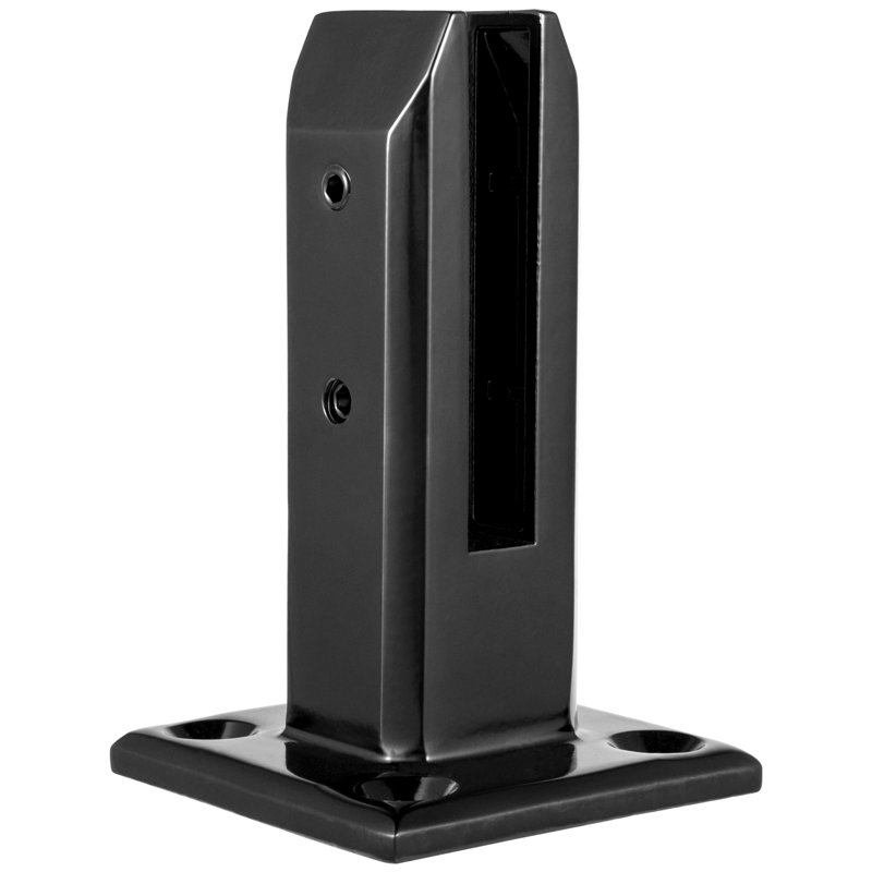 Ensemble de 10 balustrades et escaliers en métal H 6,3 po x l 3,8 po, Noir