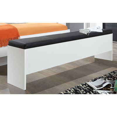 Faux Leather Upholstered Storage Bench