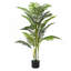 Palmier artificiel avec pot en plastique noir, ensemble de 2-289611369