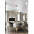 12-Light Gold Aluminum LED Chandelier With Diffusers-29552774