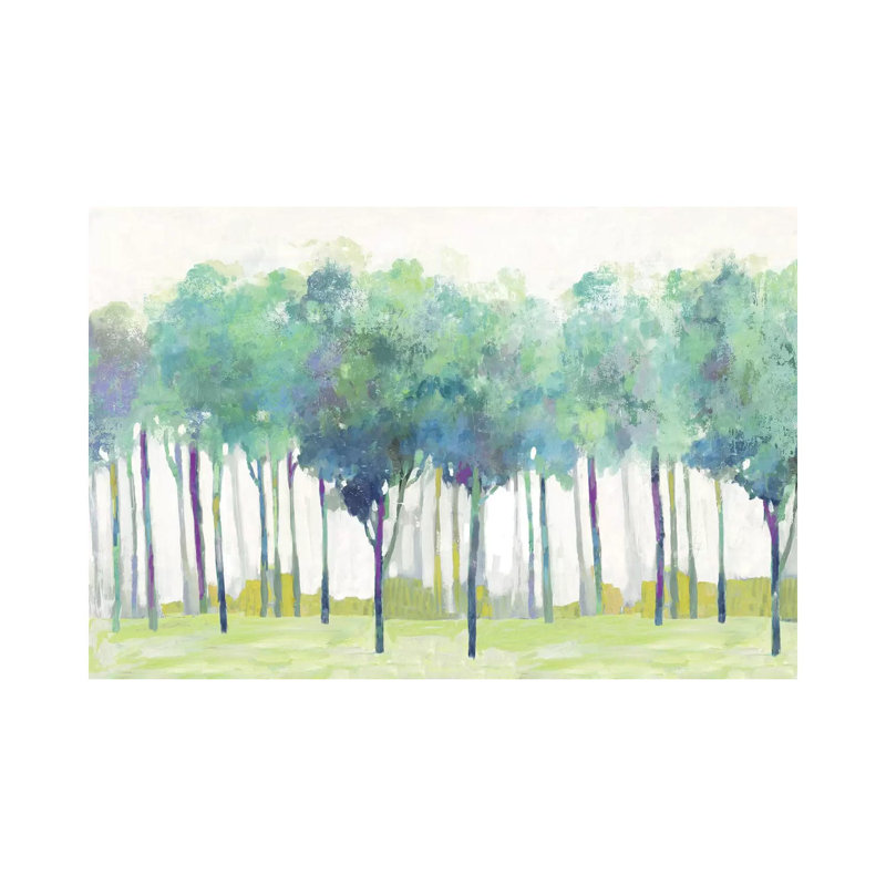 Teal Visions by Allison Pearce - Wrapped Canvas Painting, 101.6 cm H x 66.04 cm W x 1.91 cm D