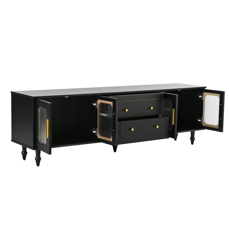 Console Hideaki 69,6 po, Noir