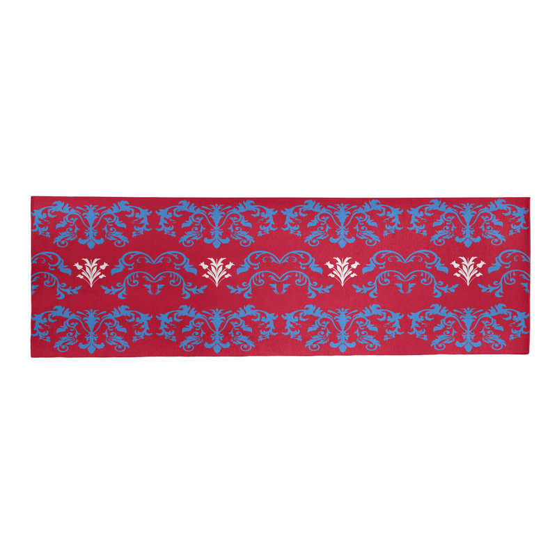 Tapis de couloir rouge
