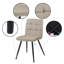 Chaise d'appoint rembourrée en velours Furst-765912835